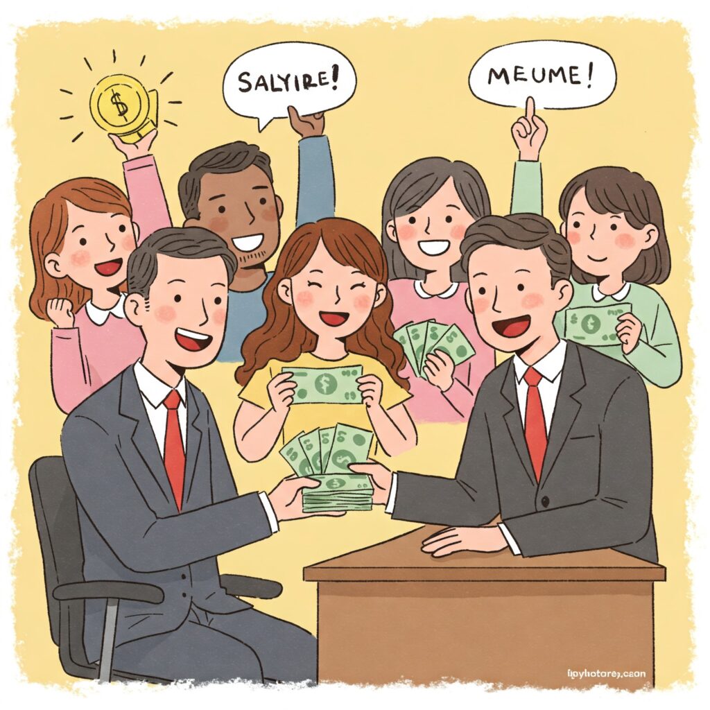 Emprendedor pagando sueldos justos