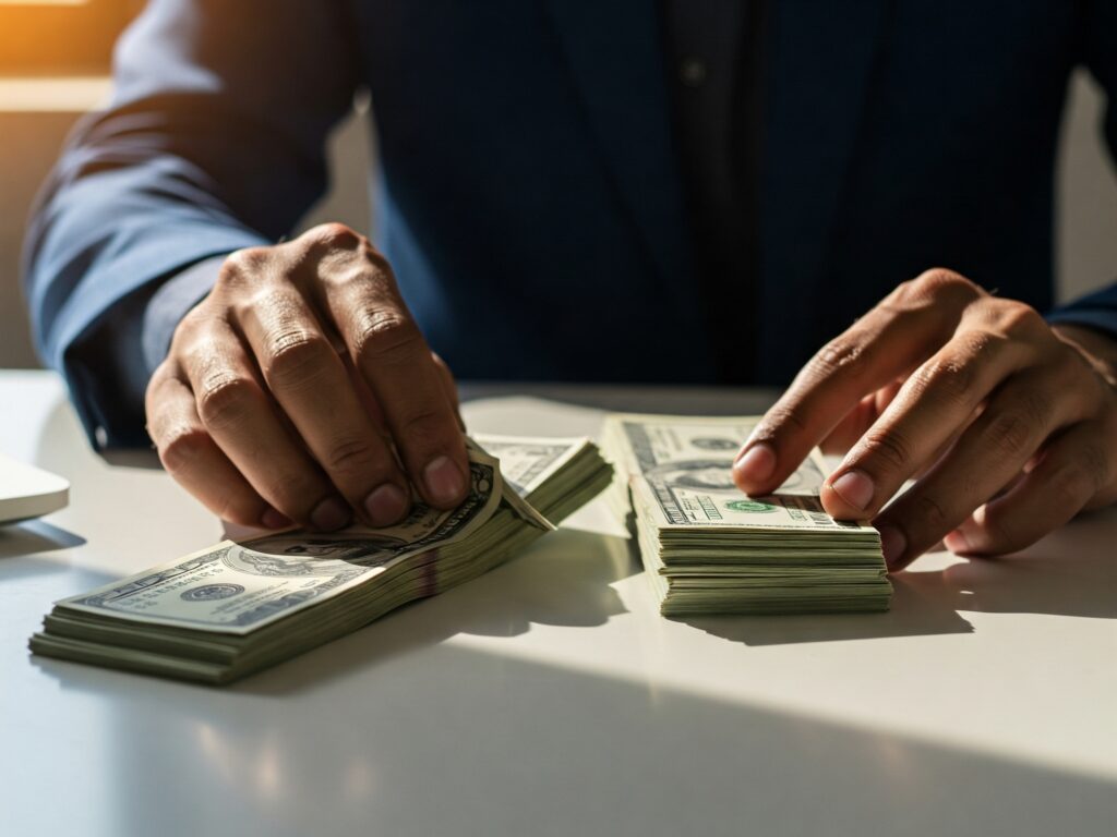 Emprendedor aprendiendo como separar las finanzas personales de las del negocio