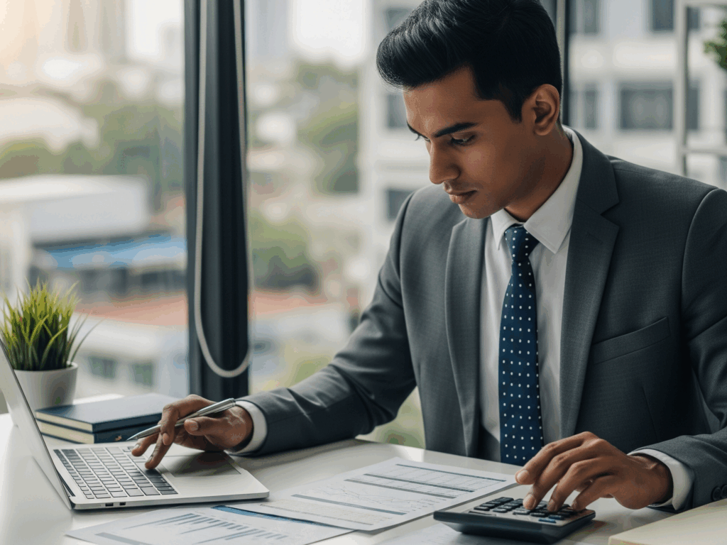 Emprendedor evitando los errores comunes al manejar el dinero de su negocio