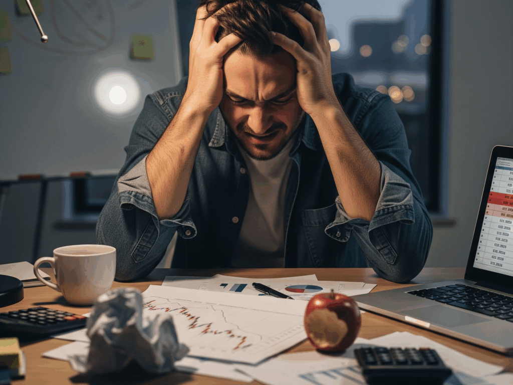 Emprendedor que cometio errores financieros